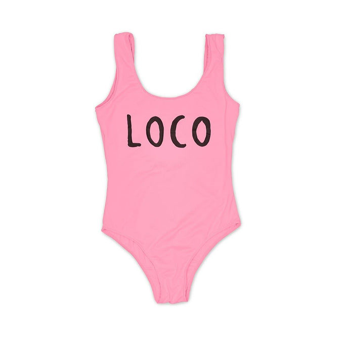 Loco Dice Bathing Suit pink